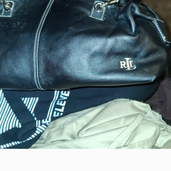 Polo by Ralph Lauren Black Duffel Bag - Picture 2 of 6